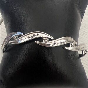 Bradford Exchange BE My Precious Daughter Diamond Bracelet.